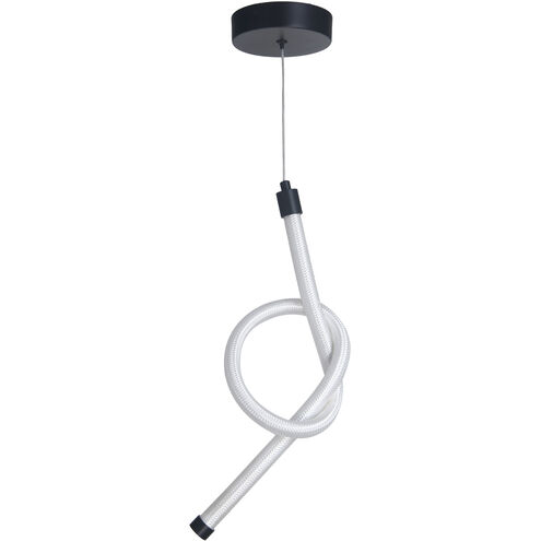 Roxanne LED 1 inch Matte Black Pendant Ceiling Light