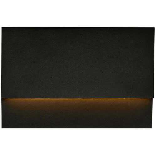 Sean Lavin Krysen 120 11.15 watt Black Outdoor Wall/Step Light in 120V, Integrated LED