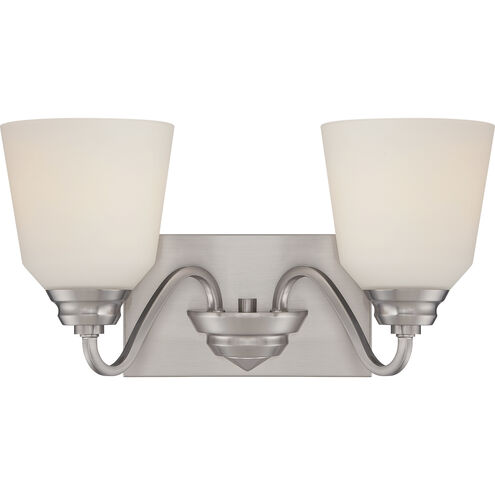 Calvin LED 16 inch Brushed Nickel Vanity Light Wall Light