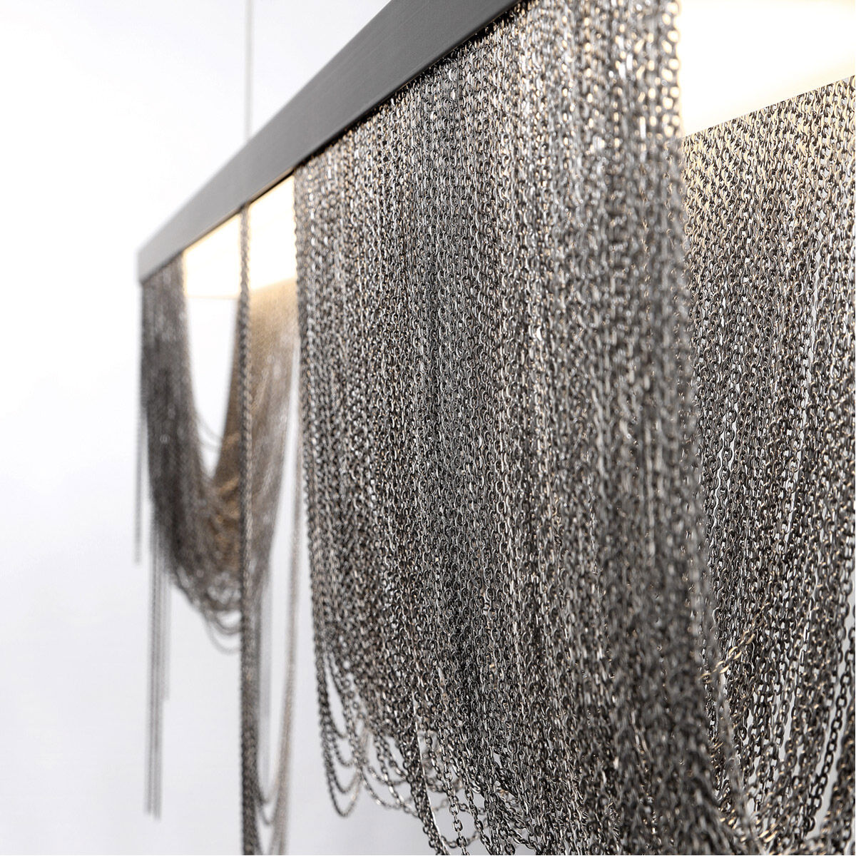 Tenda LED 3 inch Painted Brushed Black Chandelier Ceiling Light