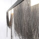 Tenda LED 3 inch Painted Brushed Black Chandelier Ceiling Light