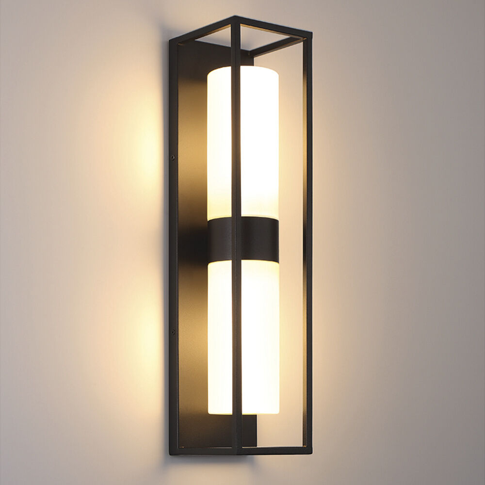 Ren 2 Light 23.25 inch Black Outdoor Wall Sconce