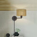 Weavington 15.5 inch 40 watt Bronze Swing Arm Wall Lamp Wall Light