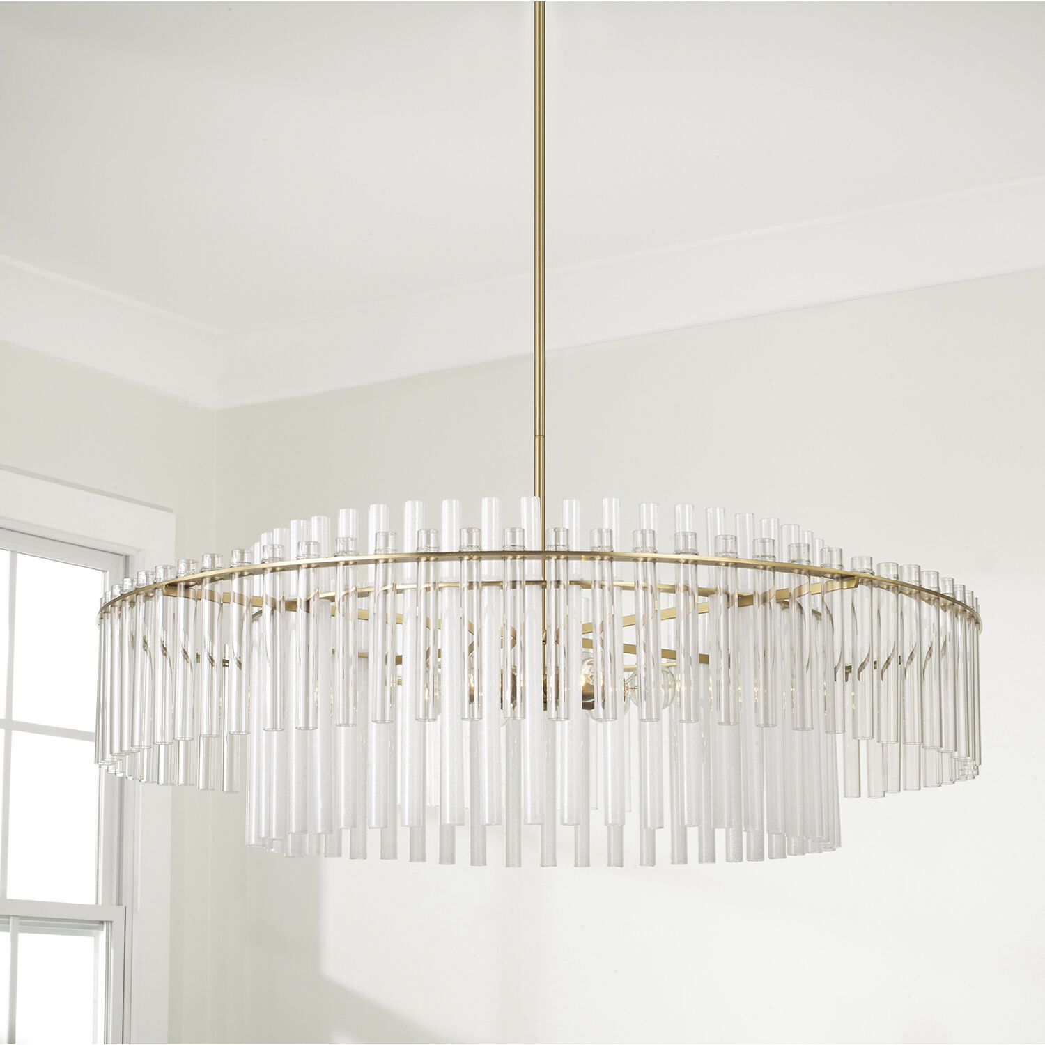 Blair 6 Light 36 inch Aged Brass Pendant Ceiling Light