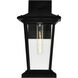 Leawood 1 Light 15.3 inch Black Outdoor Wall Light