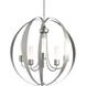 Pomme 5 Light 30.4 inch Coastal Burnished Steel Outdoor Pendant - Open Box
