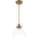 Barwell 1 Light 10 inch Oxidized Aged Brass Mini Pendant Ceiling Light