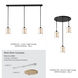 Exos 1 Light 6 inch Oil Rubbed Bronze Mini Pendant Ceiling Light, Small