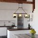 Acadia LED 38 inch Bronze Linear Chandelier Ceiling Light