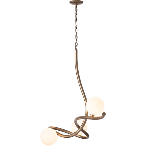Slide 3 Light 45.2 inch Soft Gold Pendant Ceiling Light