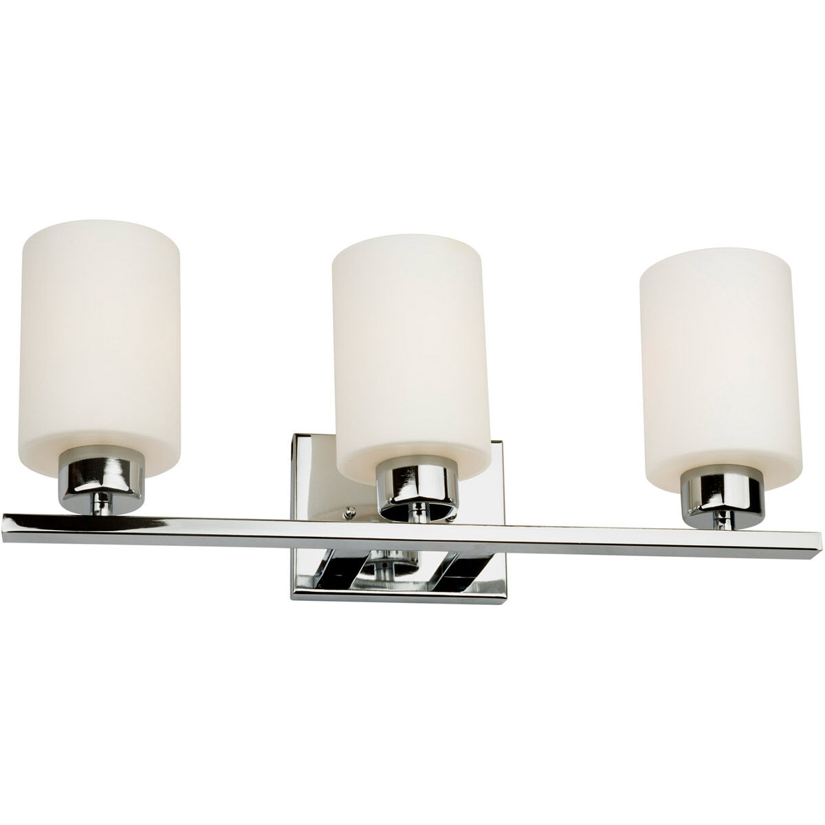Ava 3 Light 21 inch Chrome Bath Bar Wall Light