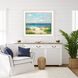 Waterside Collection Whitewash Distressed Wood With Ribbed Face Framed Art