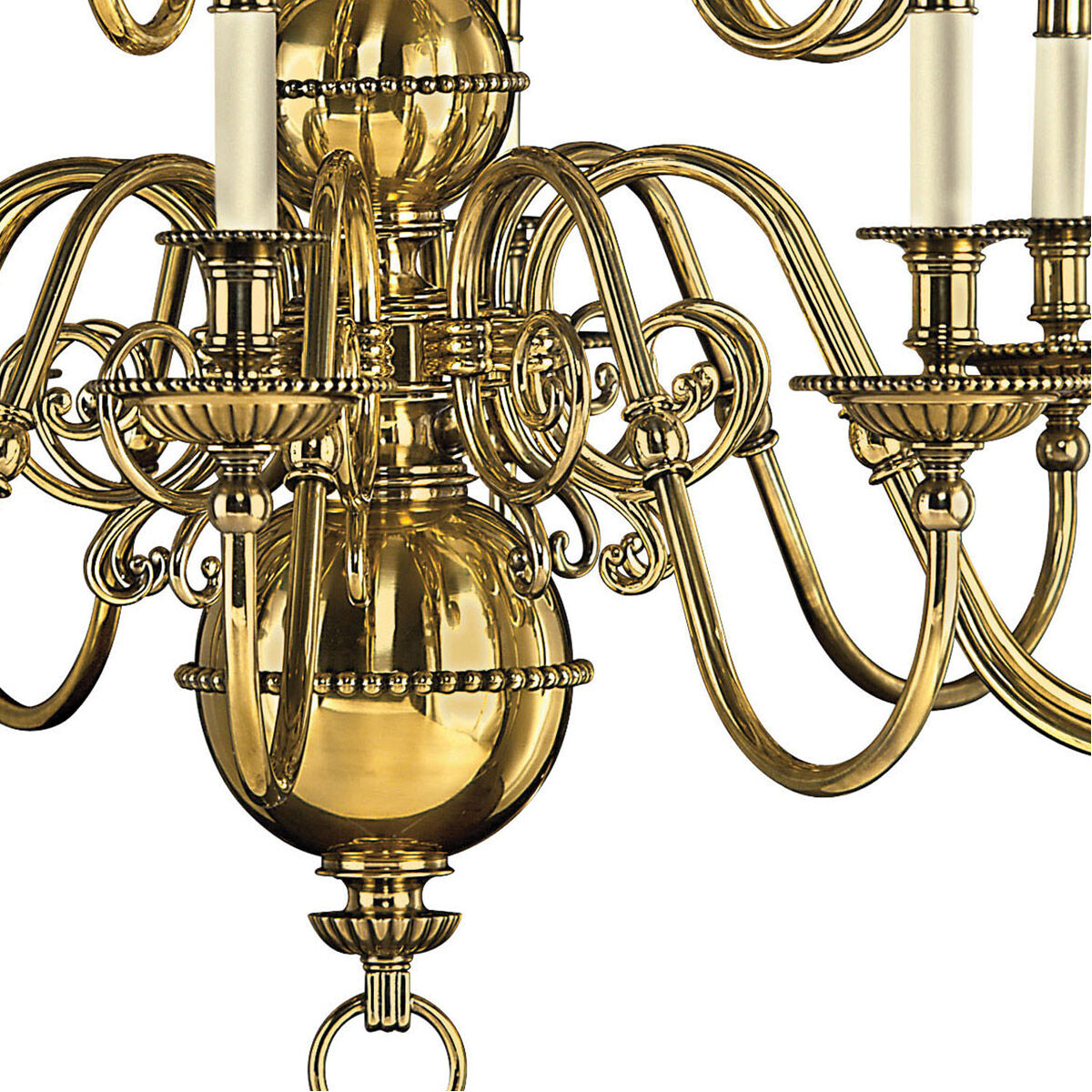 Cambridge 15 Light 37 inch Burnished Brass Indoor Chandelier Ceiling Light