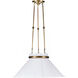 Mood Swings 1 Light 31.5 inch Heritage White and Heritage Bronze Pendant Ceiling Light