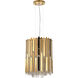 Canada 1 Light 16 inch Gold Pendant Ceiling Light