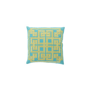 Gramercy 22 X 22 inch Lime and Mint Throw Pillow