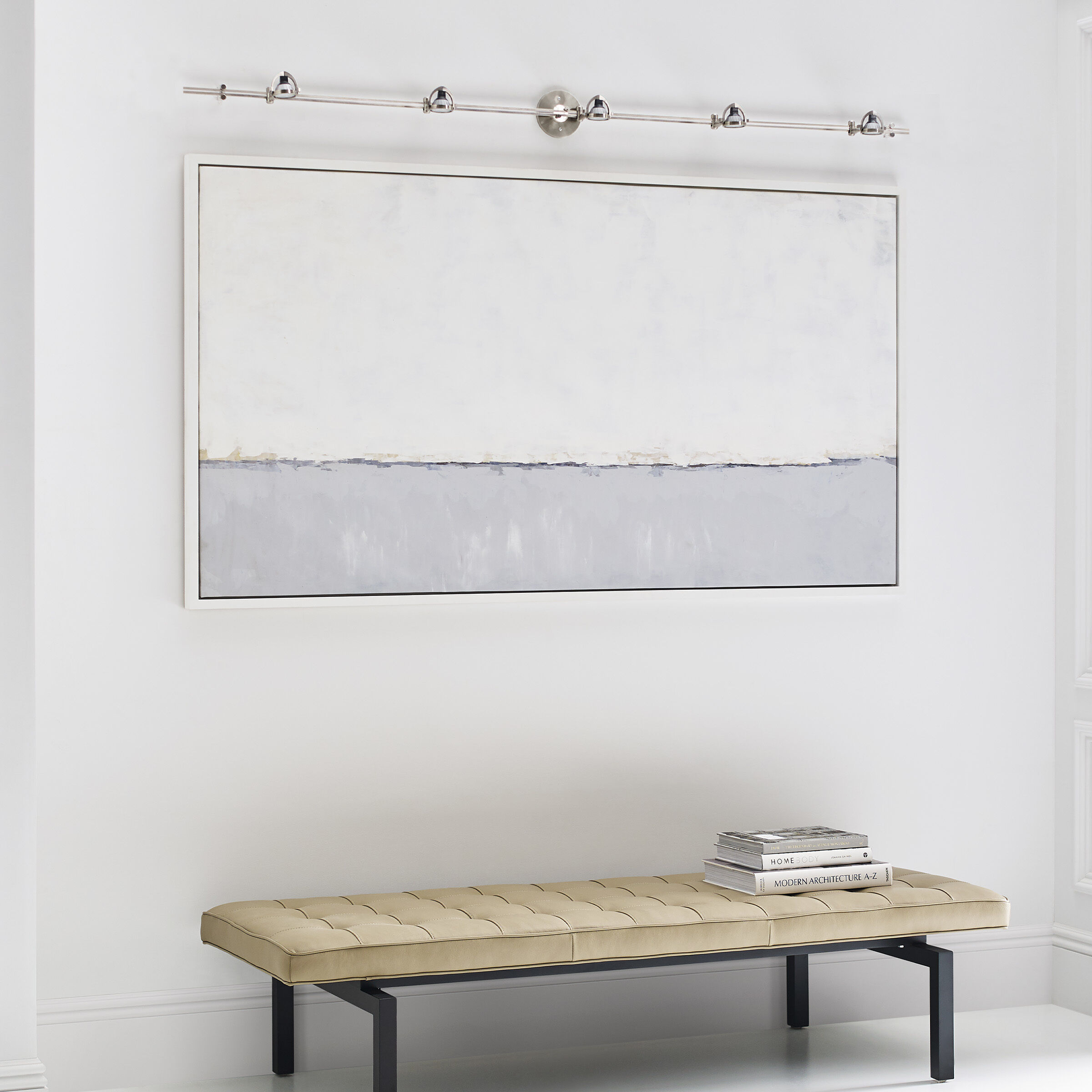 Sean Lavin John 1 Light Satin Nickel Low-Voltage Track Head Ceiling Light