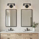 Ryehouse 2 Light 14 inch Matte Black Bathroom Vanity Light Wall Light