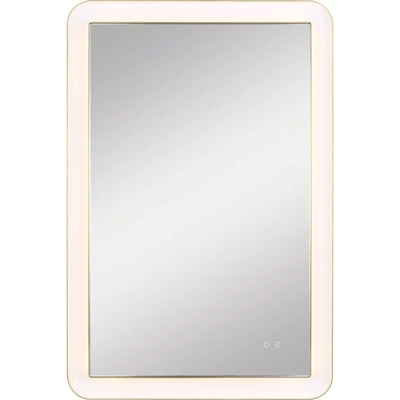kate spade new york Chopin 36 X 24 inch Burnished Brass LED Illuminated Mirror