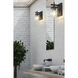 Lauren 1 Light 5 inch Matte Black Wall Sconce Wall Light