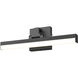 Liam LED 18 inch Matte Black Vanity Wall Light