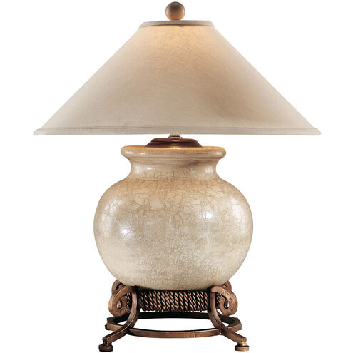 Wildwood 27 inch 60 watt Antique Crackle Glaze Table Lamp Portable Light