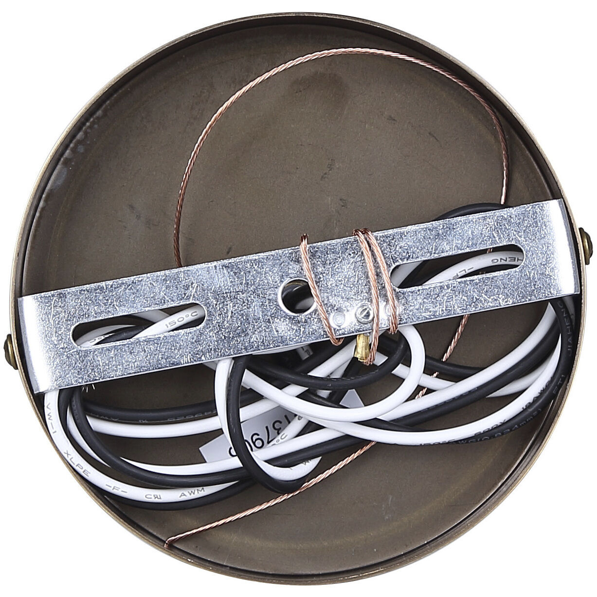 Jenner 1 Light 4.75 inch Matte Black and Gold Pendant Ceiling Light