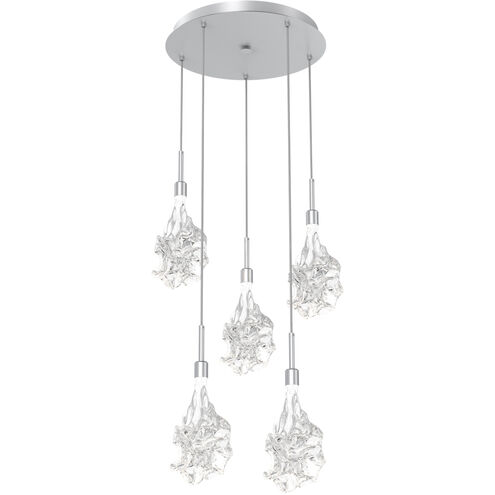 Blossom LED 19.7 inch Classic Silver Chandelier Ceiling Light in 2700K LED, Multi-Port