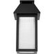 Faulkner LED 18 inch Black Outdoor Wall Light, dweLED