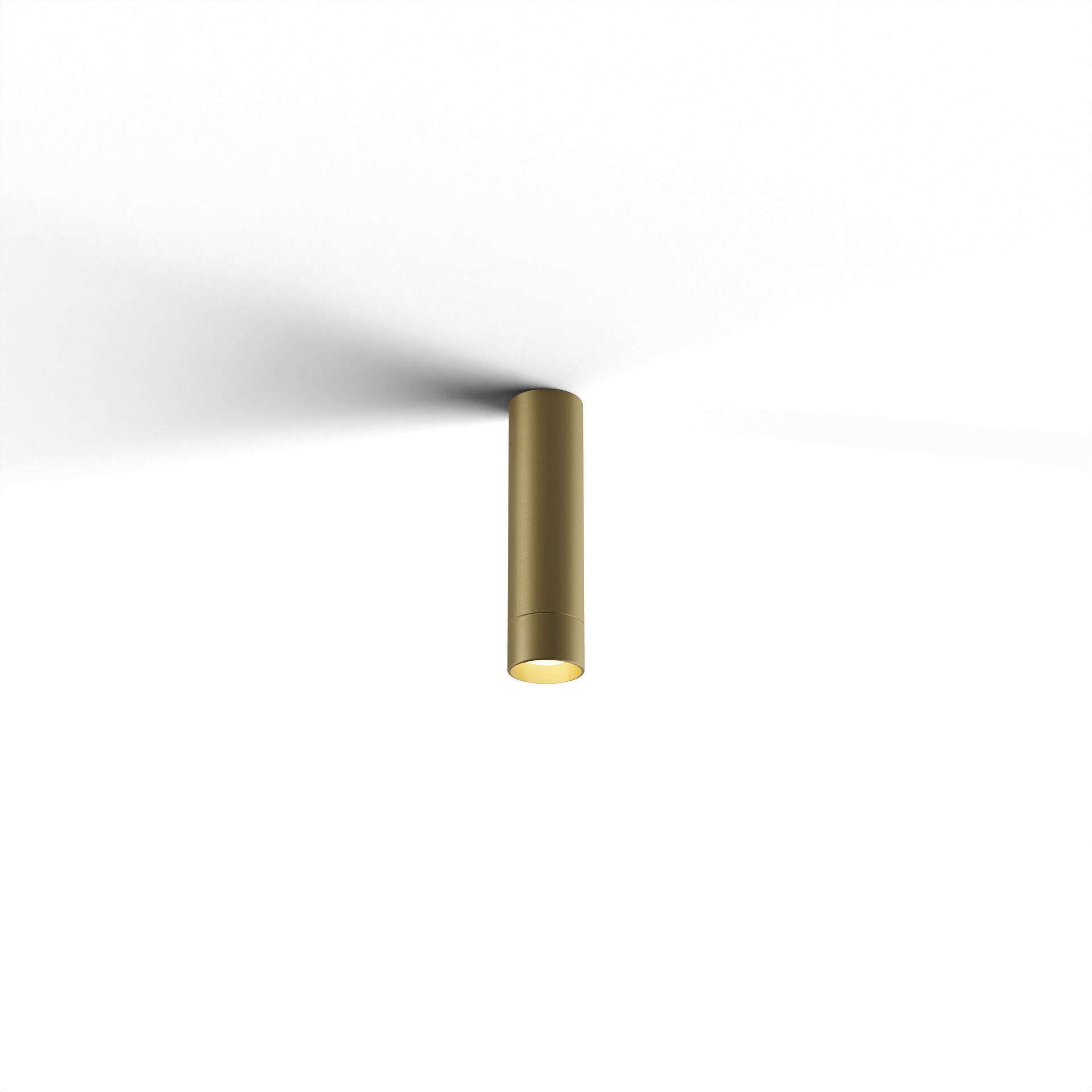 Combi LED 1.5 inch Brass Pendant Ceiling Light, Suspension / Flush Mount 2-in-1