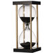 Spellman Black Sand/Clear Hourglass