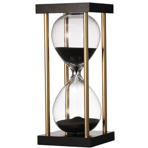 Spellman Black Sand/Clear Hourglass