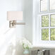Allison 24 inch 100.00 watt Brushed Nickel Swing Arm Wall Lamp Wall Light