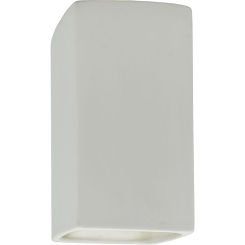Ambiance Rectangle LED 5.25 inch Carrara Marble Wall Sconce Wall Light, Small