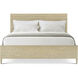 Balboa Coastal Grey California King Bed, Wooden