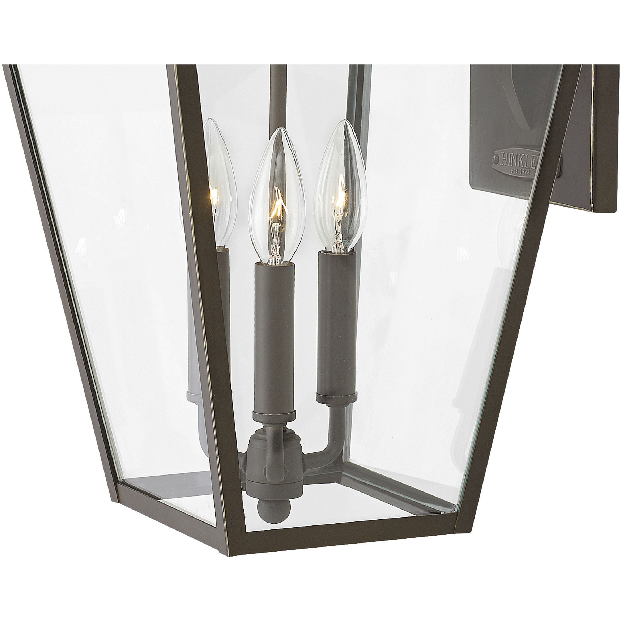 Estate Series Alford Place Outdoor Wall Mount Lantern in Oil Rubbed Bronze, Non-LED, Large