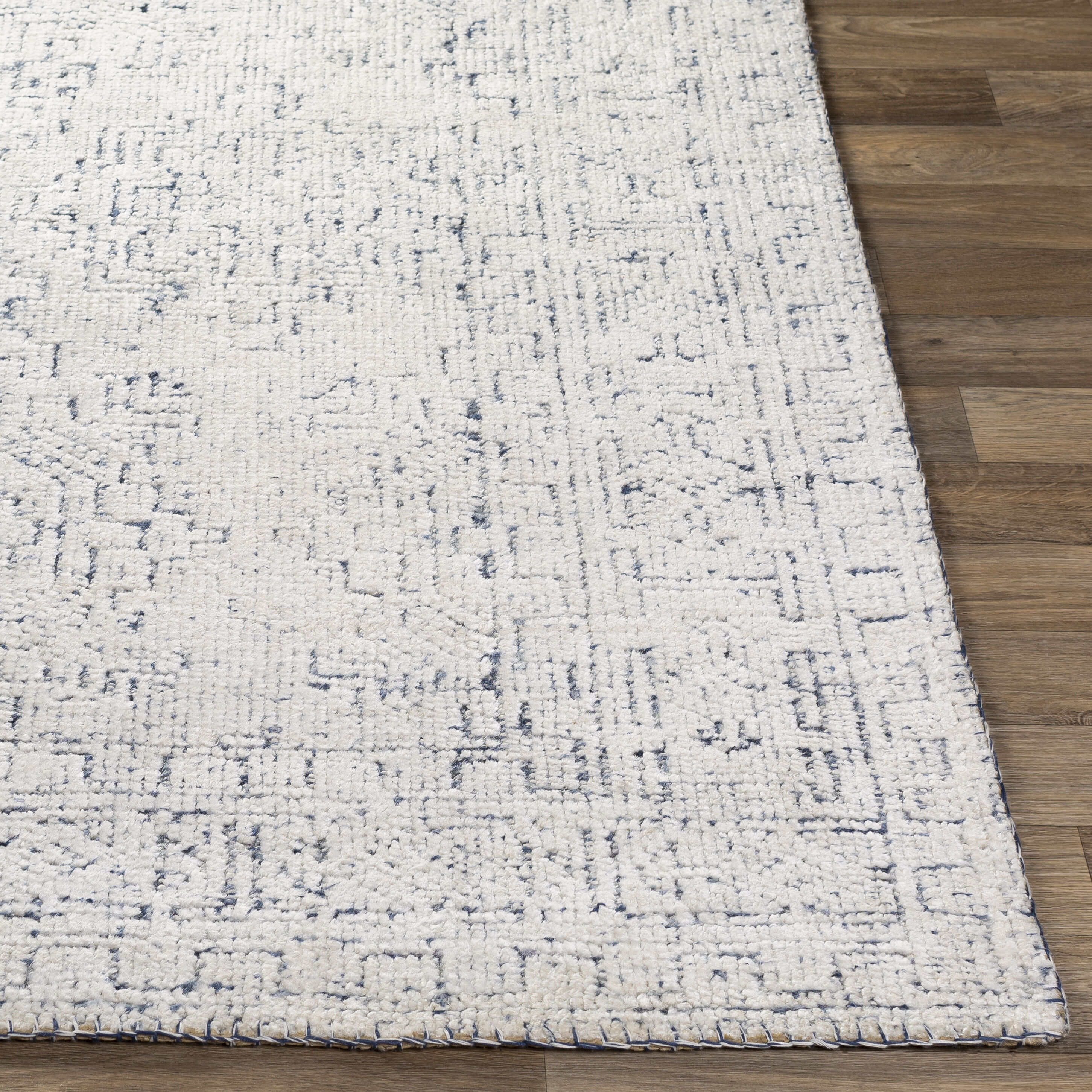 Bella 108 X 72 inch Blue Rug in 6 X 9, Rectangle