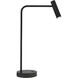 Enna 17.72 inch Matte Black Interior Table Light Portable Light