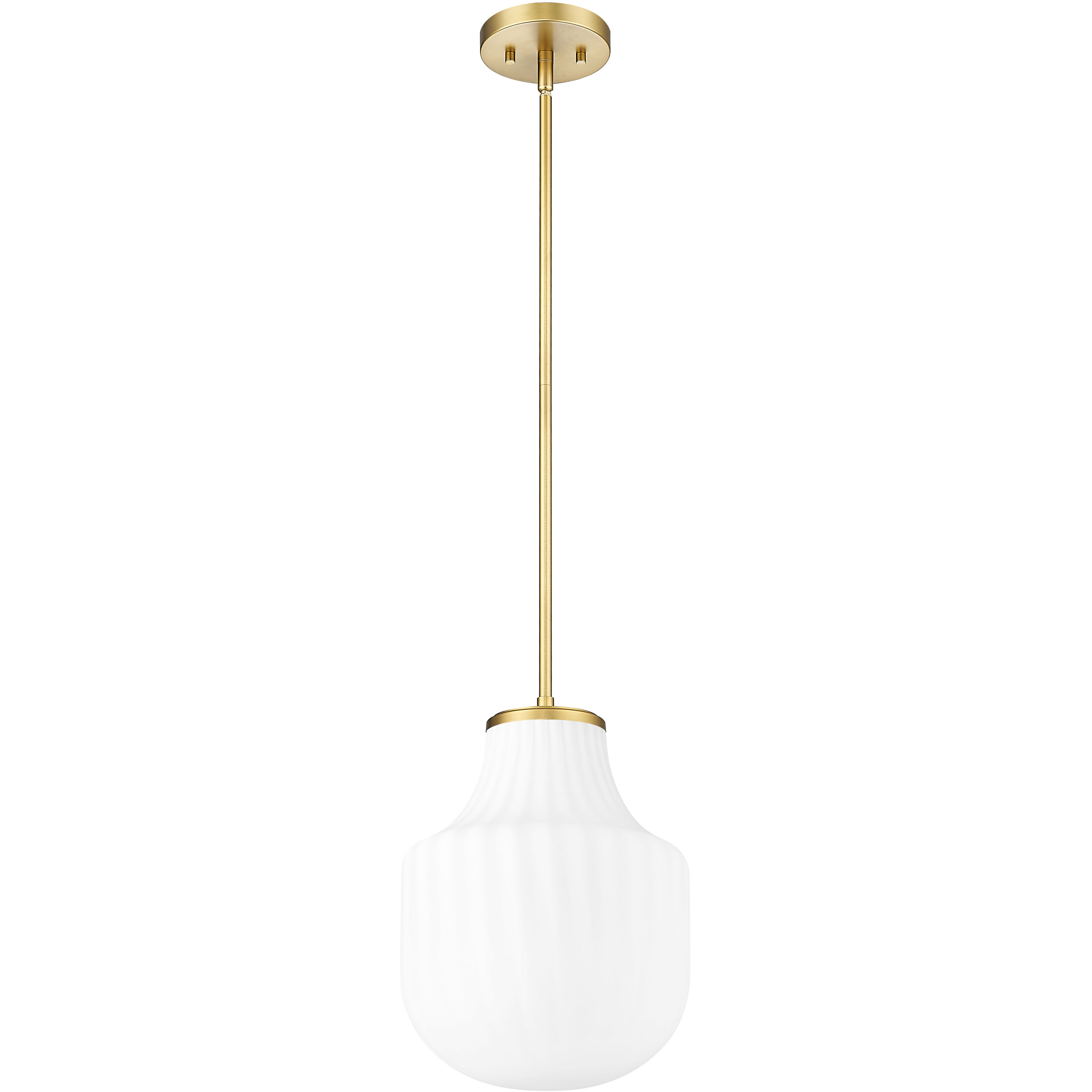 Newbury 1 Light 10 inch Modern Gold Pendant Ceiling Light