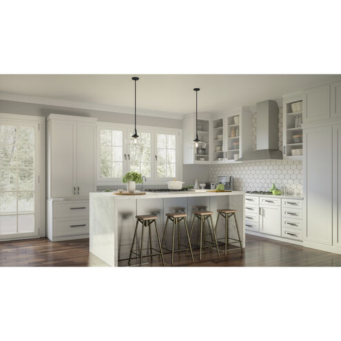 Haven 1 Light 14 inch Matte Black Pendant Ceiling Light