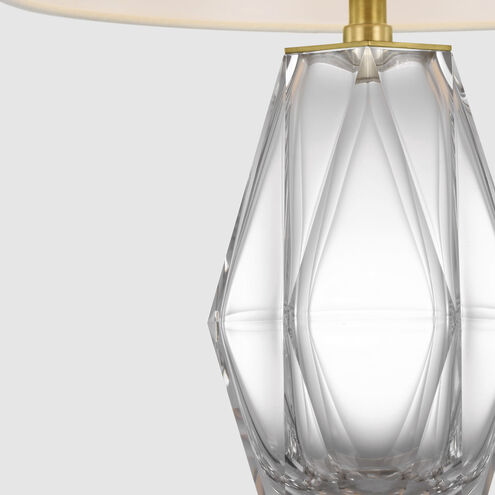 Chapman & Myers Palacios 20.75 inch 15 watt Clear Glass Table Lamp Portable Light, Medium