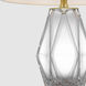 Chapman & Myers Palacios 20.75 inch 15 watt Clear Glass Table Lamp Portable Light, Medium