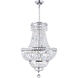 Stefania 8 Light 18 inch Chrome Down Chandelier Ceiling Light