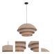 Seychelles 1 Light 26 inch Matte Black Pendant Chandelier Ceiling Light