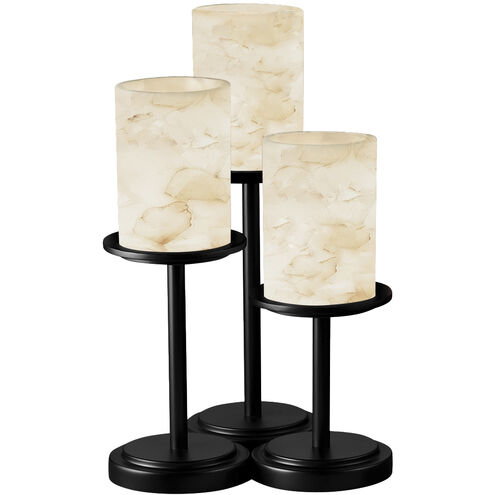 Alabaster Rocks 16 inch 27 watt Dark Bronze Table Lamp Portable Light in 2100 Lm LED