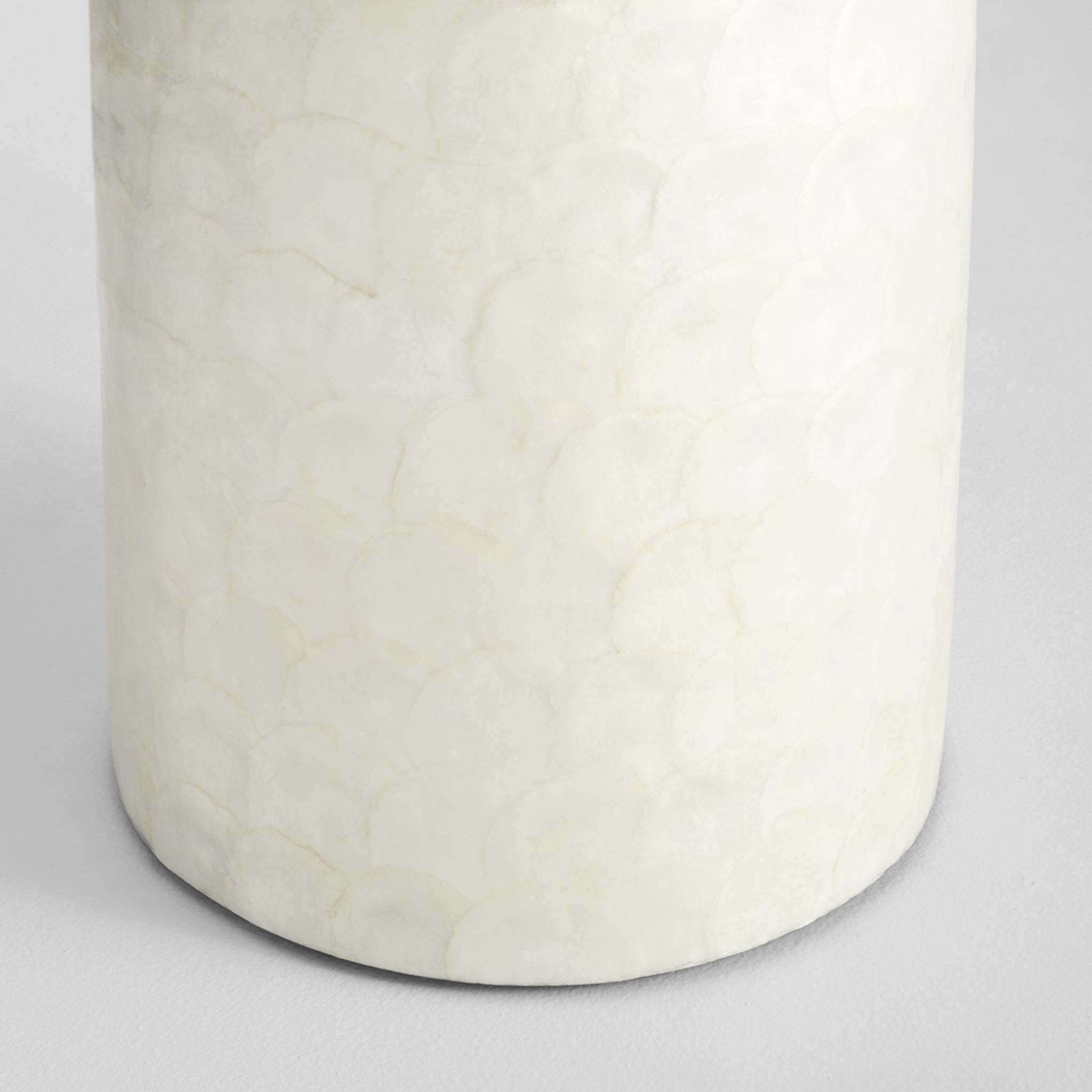 Triton 24 X 15.75 inch White Side Table