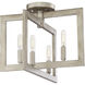 Portrait 4 Light 14.50 inch Semi-Flush Mount