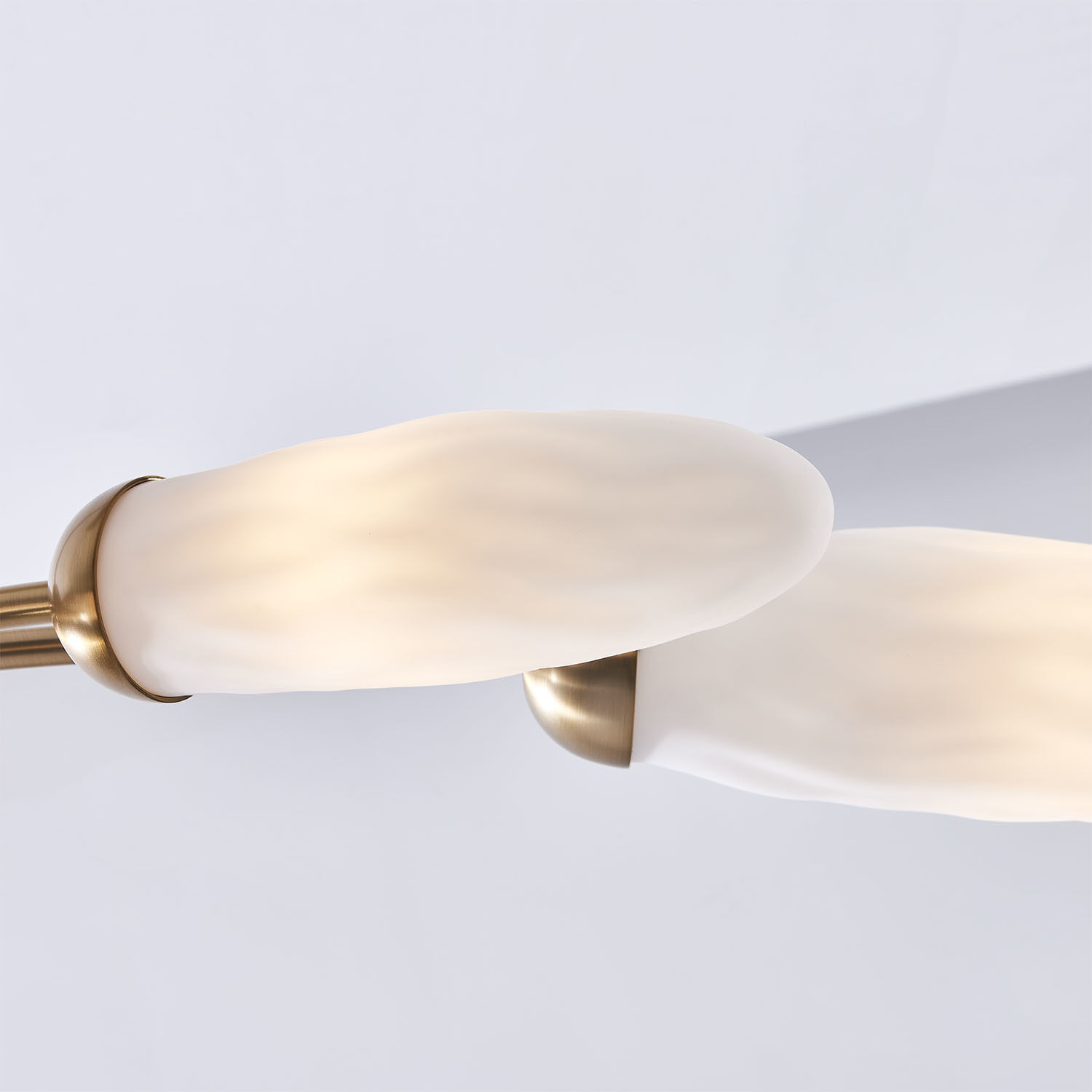 Crest Island Light Ceiling Light in Winter Brass