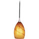 Milano LED 4.25 inch Satin Nickel Mini Pendant Ceiling Light