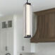 Alai LED 4.13 inch Urban Bronze/Ribbed Glass Pendant Ceiling Light
